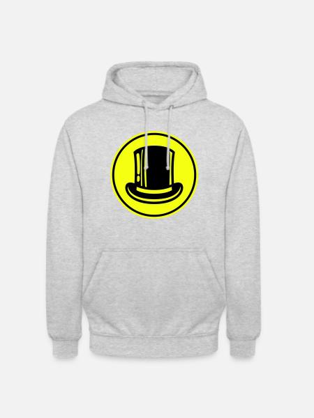 Bräutigam Zylinder - Unisex Hoodie - Hellgrau meliert