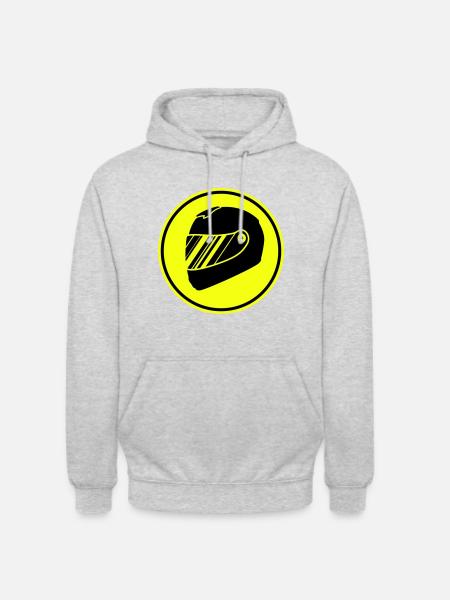 Racer helm racing - Unisex Hoodie - light heather grey
