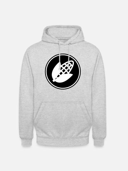Corn symbol - Unisex Hoodie - light heather grey