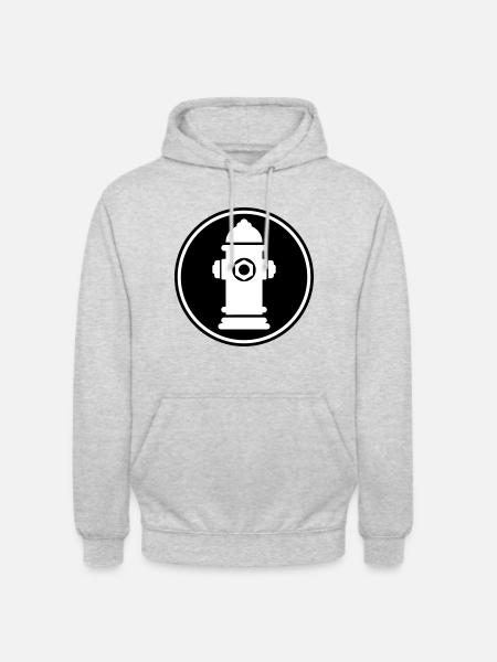 Hydrant Icon - Unisex Hoodie - light heather grey