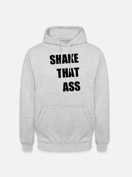 Shake That Ass - Unisex Hoodie - Hellgrau meliert