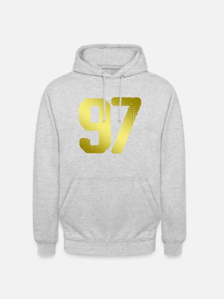 97 number jersey - Unisex Hoodie - light heather grey