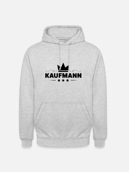 Kaufmann Beruf - Unisex Hoodie - Hellgrau meliert