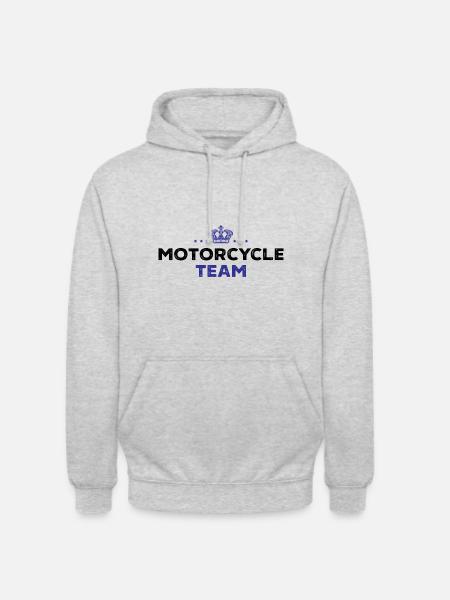 Motorcycle Team - Unisex Hoodie - light heather grey
