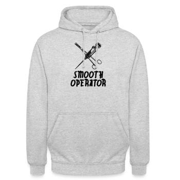 Chirurg Notarzt Arzt Sanitäter Ambulanz - Unisex Hoodie - Hellgrau meliert - Vorne - Alina (178cm) & Michal (187cm)