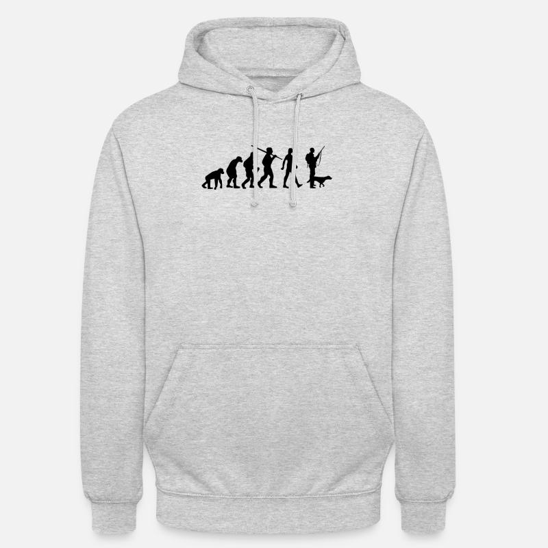 Jaeger Evolution Hunter - Unisex Hoodie - light heather grey