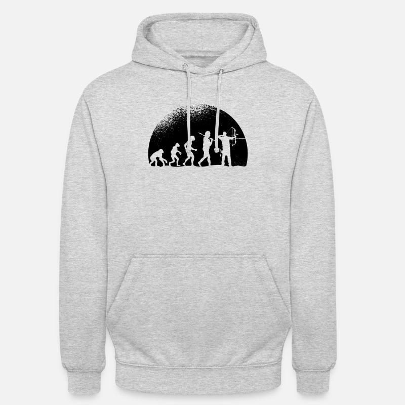 Evolution Archery - Unisex Hoodie - light heather grey