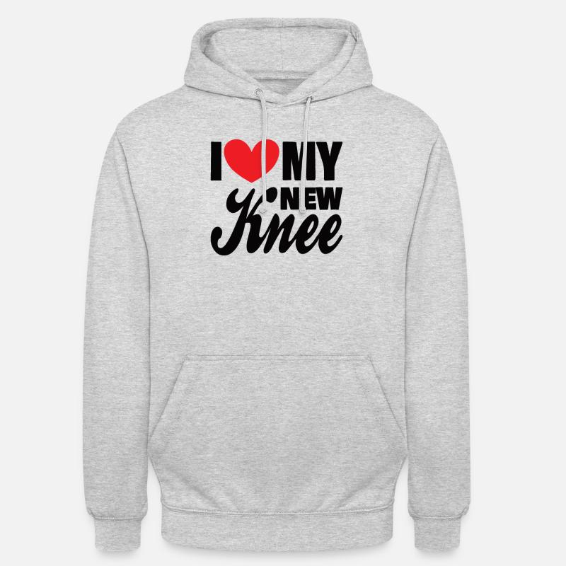 KNEE REPLACEMENT SURGERY Gift Idea - Unisex Hoodie - light heather grey