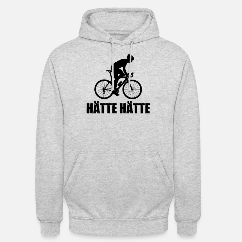 Hatte Hatte 2 - - Unisex Hoodie - Hellgrau meliert