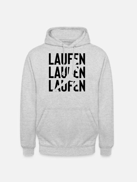 Lauen - - Unisex Hoodie - Hellgrau meliert