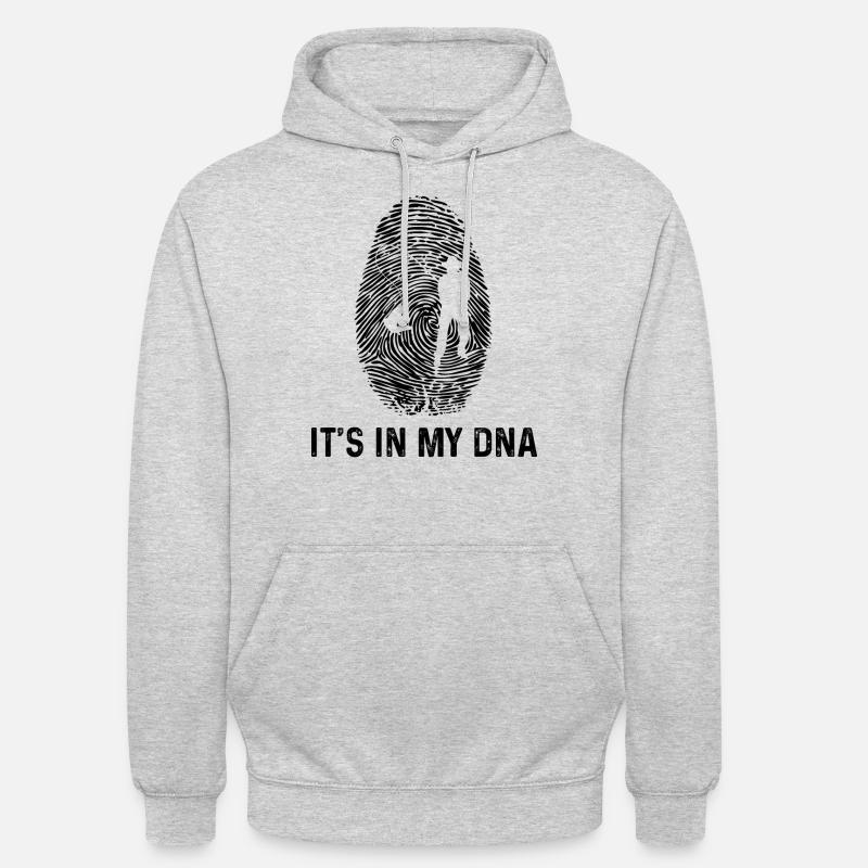 C’est dans mon ADN - - Sweat-shirt à capuche unisexe - gris clair chiné