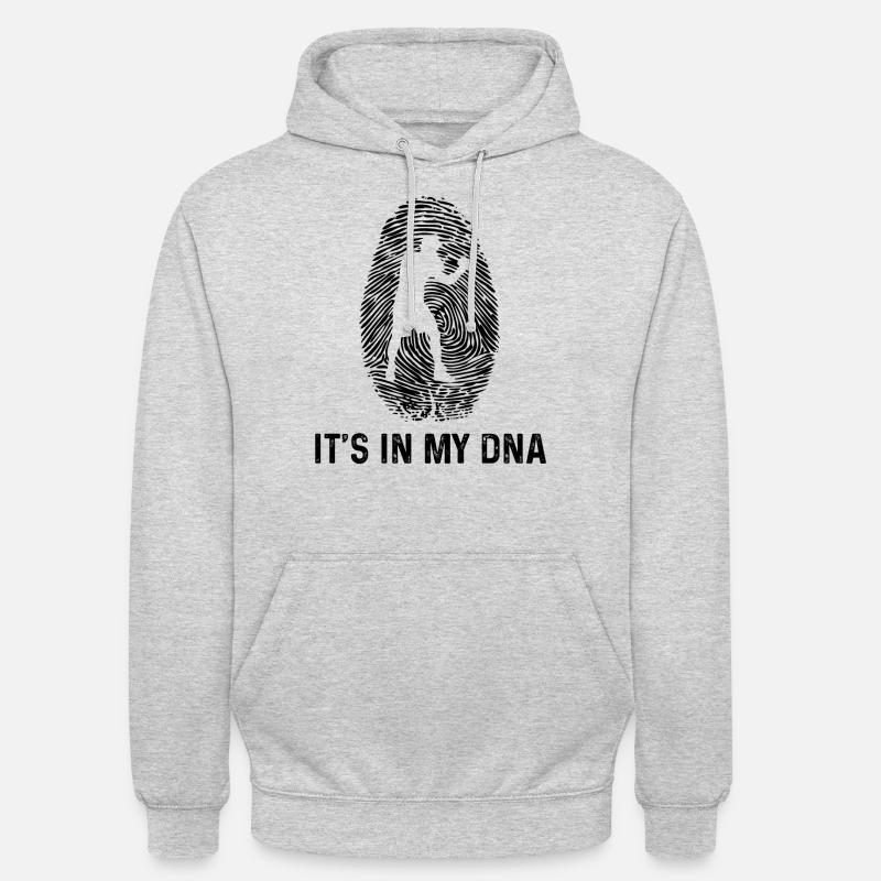 C’est dans mon ADN - - Sweat-shirt à capuche unisexe - gris clair chiné