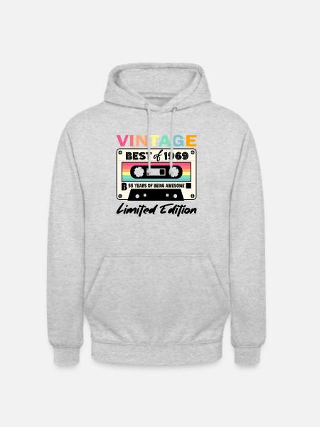 Best of 1969 - 55th Birthday Limited Edition - Unisex Hoodie - light heather grey