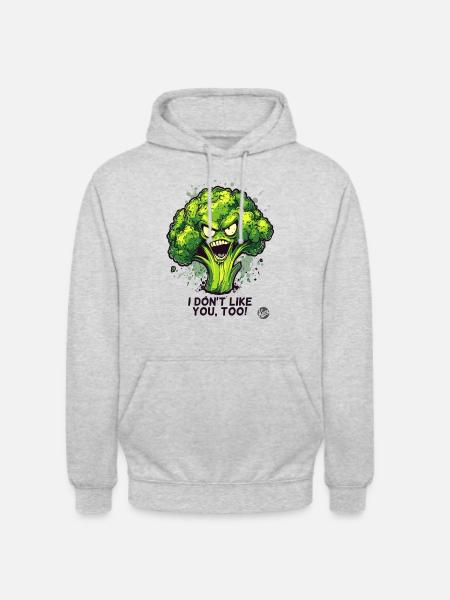 Nobody likes broccoli - Unisex Hoodie - light heather grey