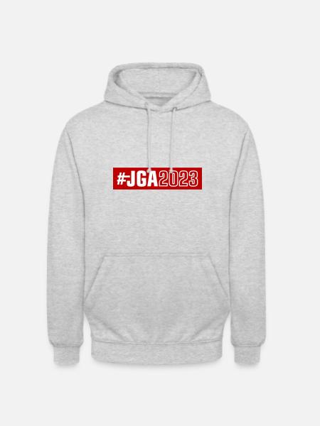 Jga 2023 Junggesellenabschied - Unisex Hoodie - Hellgrau meliert