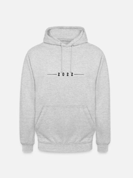 2022 year - Unisex Hoodie - light heather grey