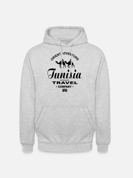 Tunisia - Camel Caravan - Unisex Hoodie - light heather grey