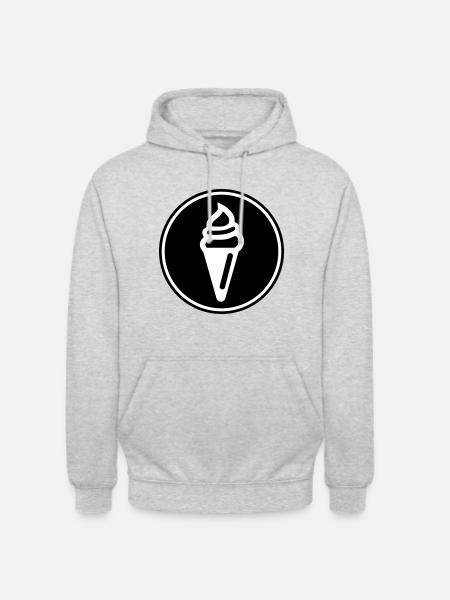 Ice Icon Icon - Unisex Hoodie - light heather grey