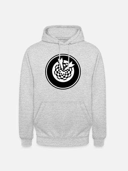 Darts 180 Symbol - Unisex Hoodie - light heather grey