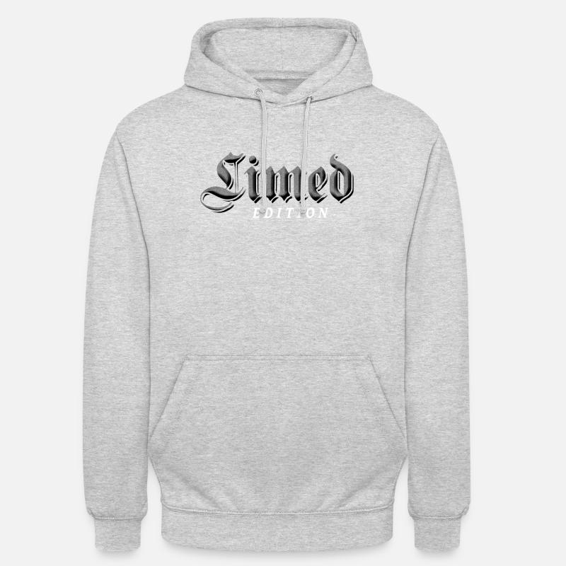 Édition Limed - Sweat-shirt à capuche unisexe - gris clair chiné