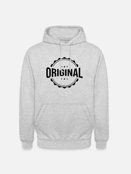 Original Emblem - Unisex Hoodie - light heather grey