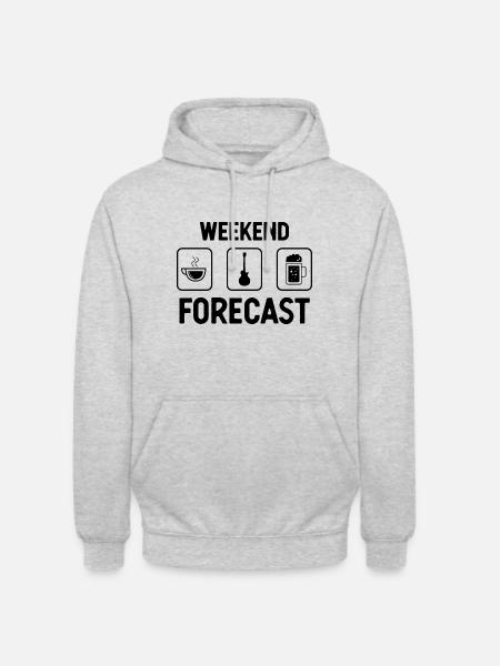 Weekend Forecast - (2) - Unisex Hoodie - light heather grey