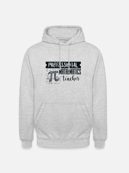 Professional Mathematics Teacher Math Design - Unisex Hoodie - light heather grey