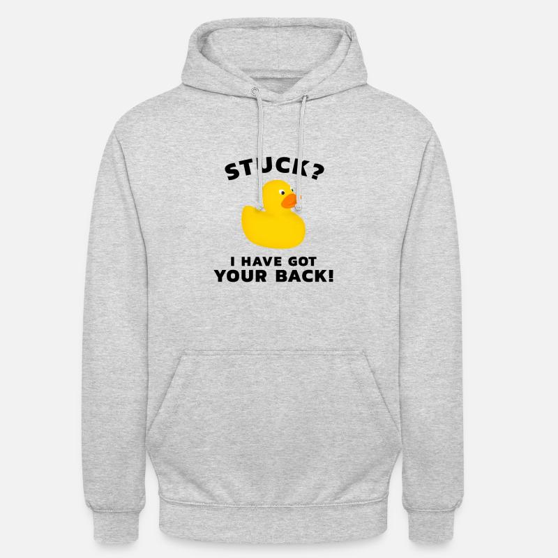 Programmer rubber duck - Unisex Hoodie - light heather grey