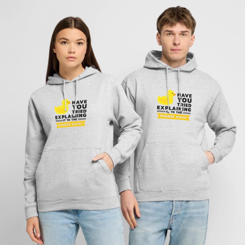 Programmer rubber duck debug Unisex Hoodie