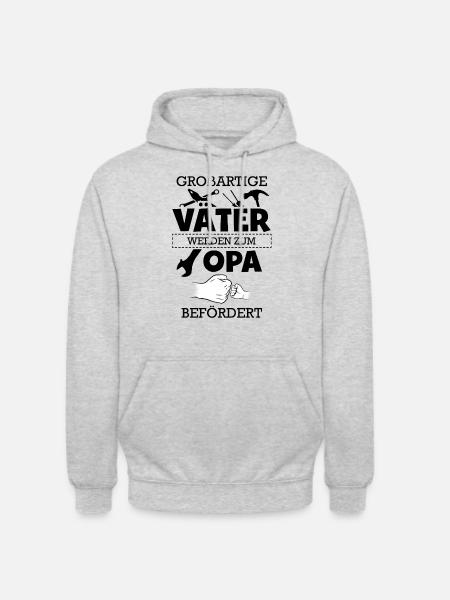 Great dads grandpa - Unisex Hoodie - light heather grey