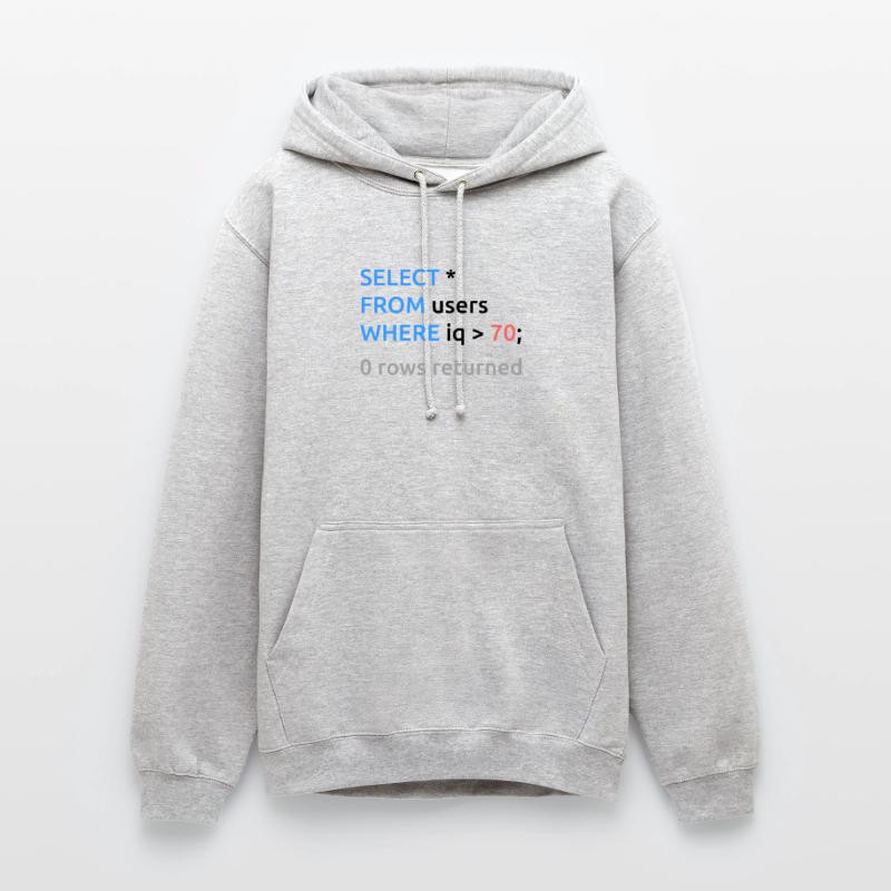 Programmeur Admin Drôle Code SQL Sweat-shirt à capuche unisexe