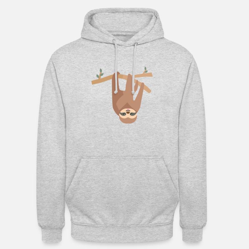 indolence - Sweat-shirt à capuche unisexe - gris clair chiné