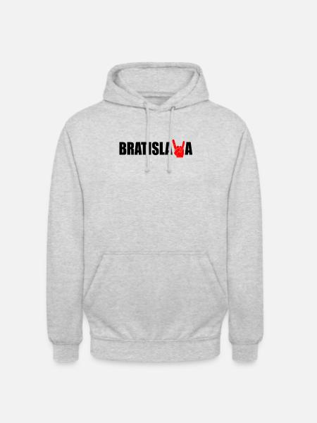 Bachelor party Bratislava 2020 ungkarlparti - Luvtröja unisex - ljusgråmelerad