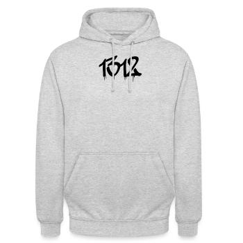 1312 acab shirt geschenk cops bastards polizei bla - Unisex Hoodie - Hellgrau meliert - Vorne - Alina (178cm) & Michal (187cm)