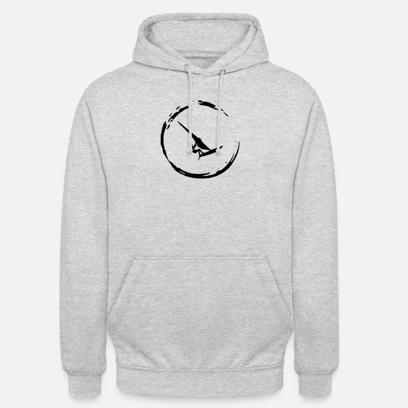 Purjelautailu Windsurf Windsurf - Unisex-huppari - meleerattu vaaleanharmaa