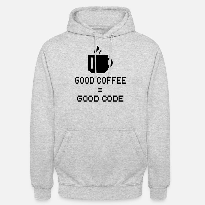Programmer - Coder - Hacker - IT - Unisex Hoodie - light heather grey