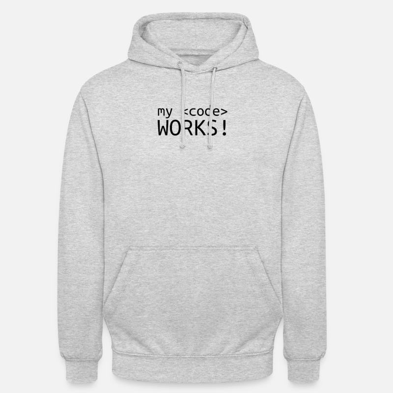 Mon code fait de la programmation informatique Sweat-shirt à capuche unisexe