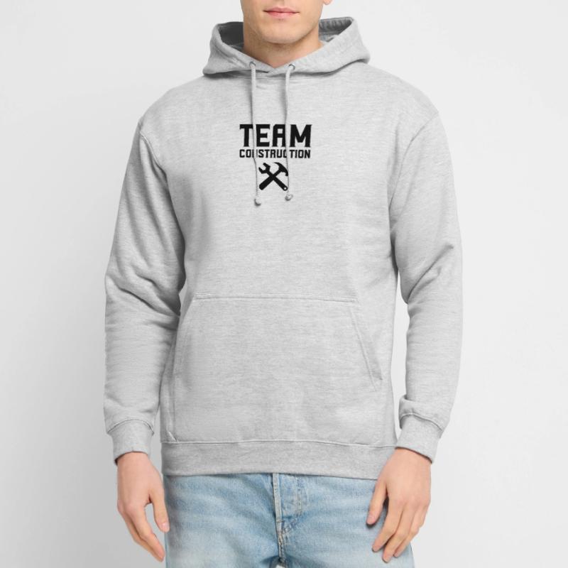 Team construction site construction work occupation construction workers construction Unisex Hoodie