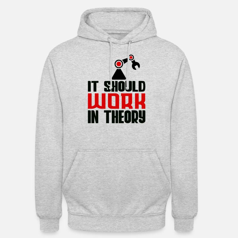 Robotics Machine Learning Robotics Engineering - Unisex Hoodie - light heather grey