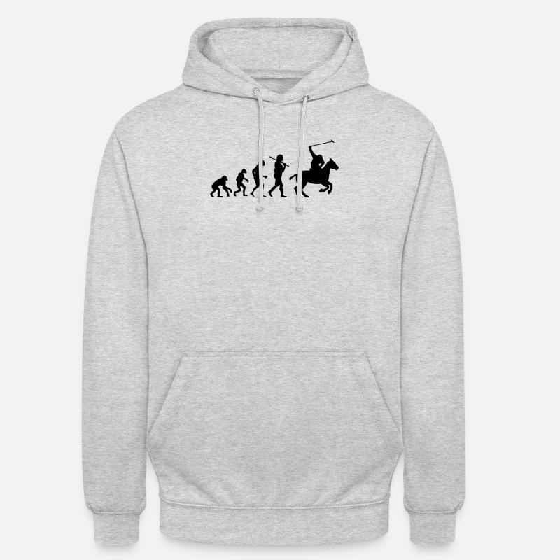 Evolution Polo - Sweat-shirt à capuche unisexe - gris clair chiné