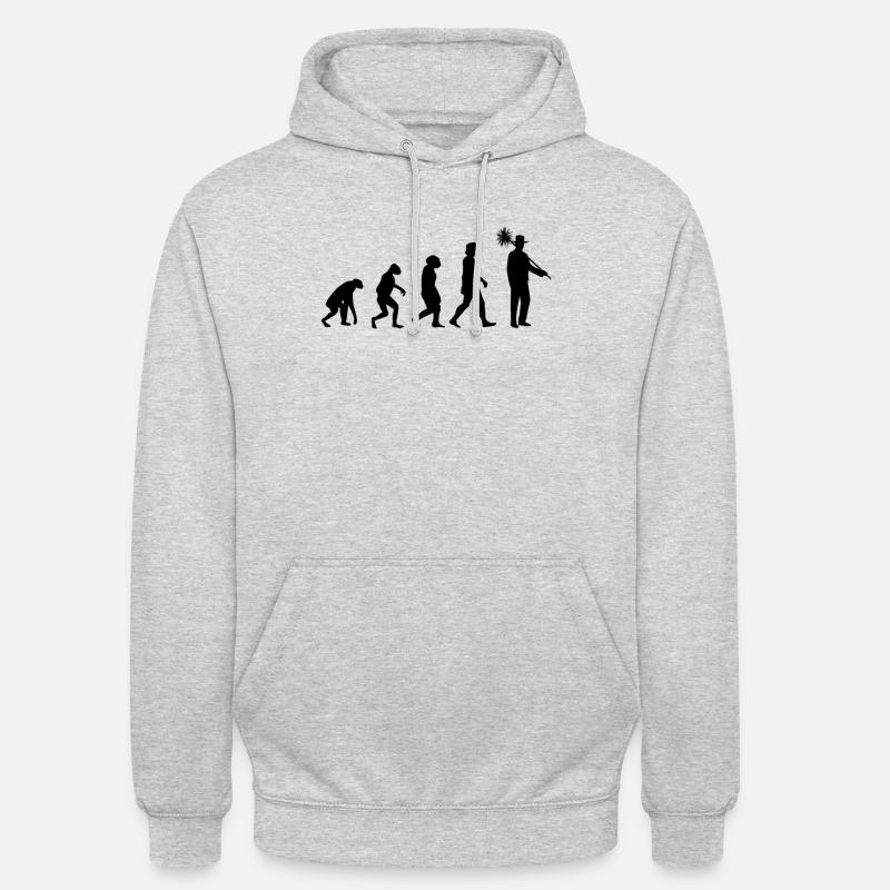 Ramoneur Evolution Cheminée Ramoneur Ramoneur Sweat-shirt à capuche unisexe