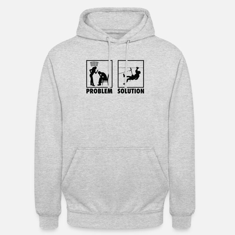 Mountain Climbing Mountain Climbers Statement - Unisex Hoodie - Hellgrau meliert