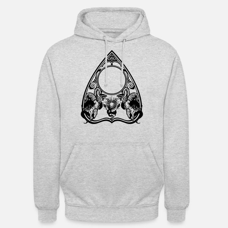 Planchette Devil Halloween - Sweat-shirt à capuche unisexe - gris clair chiné