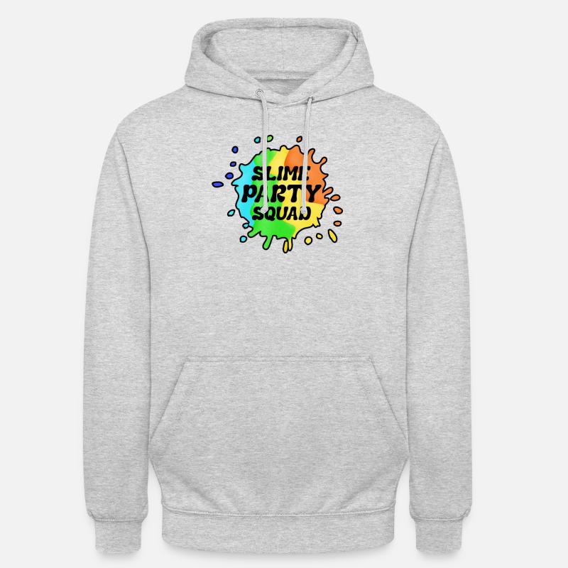 Slime Rainbow Magic Drop Splash - Sweat-shirt à capuche unisexe - gris clair chiné