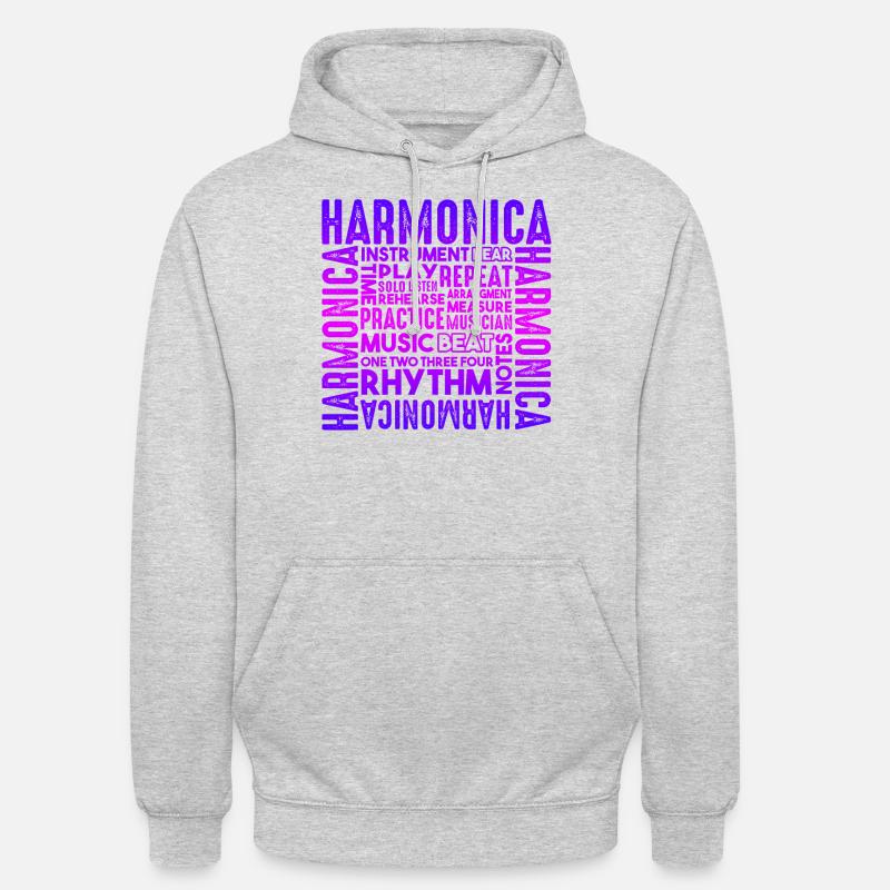 Harmonica Things About Harmonica - Unisex Hoodie - light heather grey