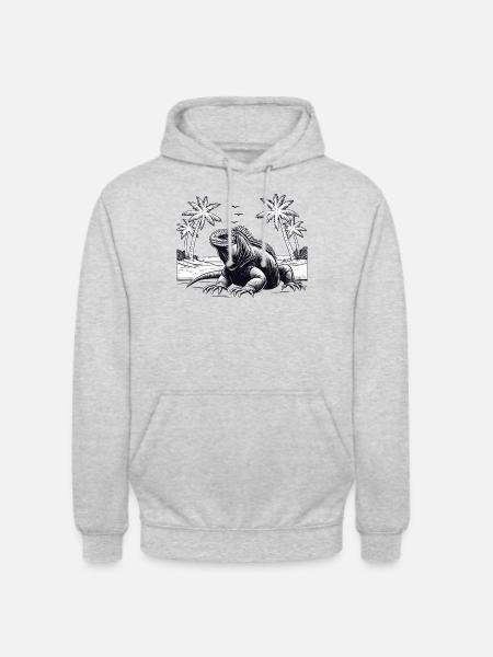 Herpetology Galapagos - Unisex Hoodie - light heather grey