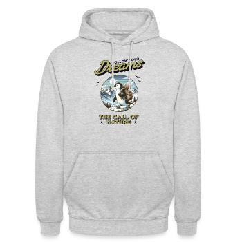 Pinchot - Suivez vos rêves - Nature Faune - Sweat-shirt à capuche unisexe - gris clair chiné - Devant - Alina (178cm) & Michal (187cm)