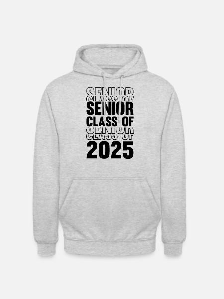 Senior Class Off 2025 - Unisex Hoodie - Hellgrau meliert