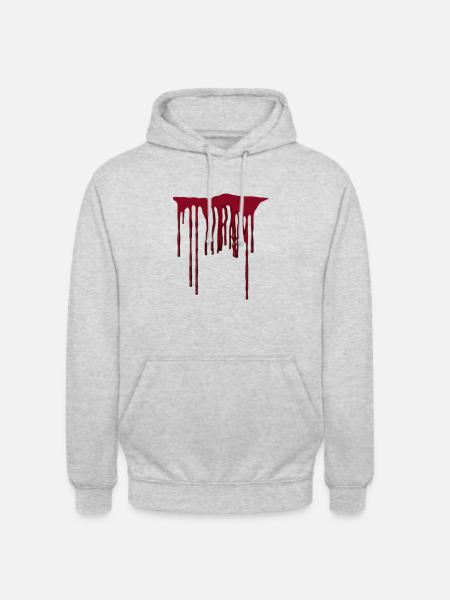 Blood Halloween / Gift Gift Idea - Unisex Hoodie - light heather grey