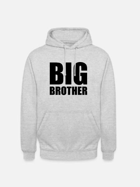 Big brother - Unisex Hoodie - Hellgrau meliert
